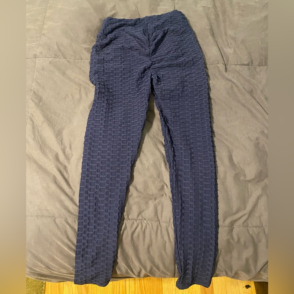 TikTok leggings, blue